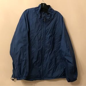 Weather Tamer Men's Blue Full Zip Waterproof Jacket Size XL